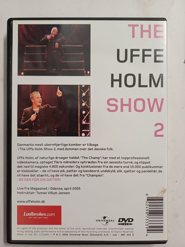 The Uffe Holm Show 2, DVD, komedie