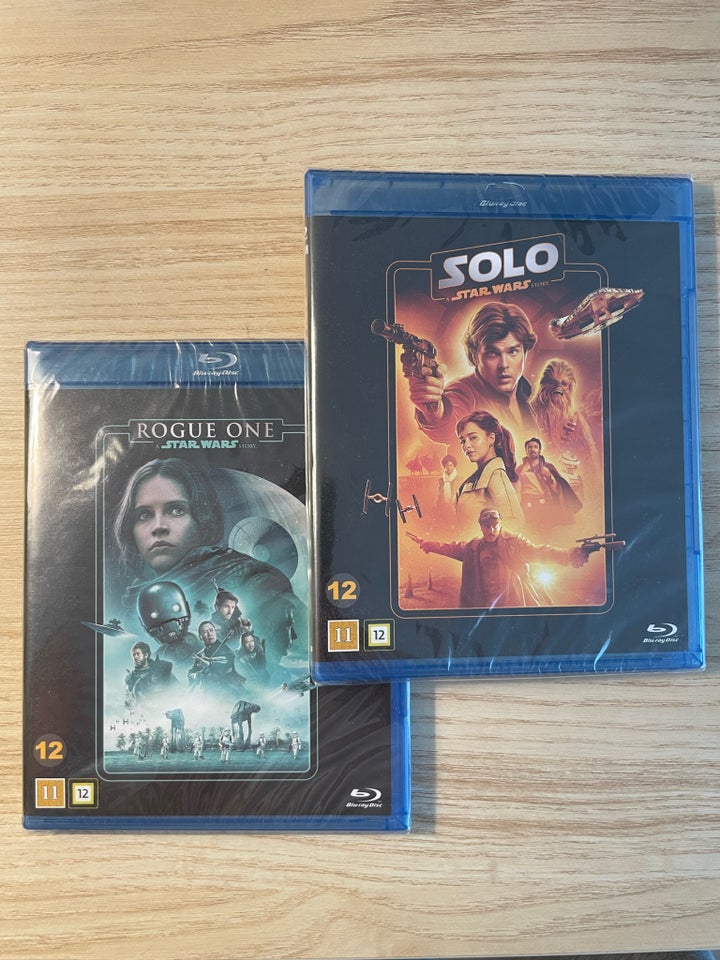 2 x Star Wars film, Blu-ray, action