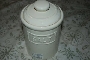 Keramik Salt krukke