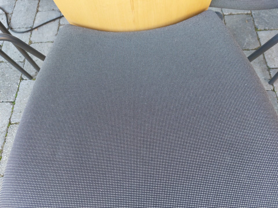 Spisebordsstol Træ stof og metal