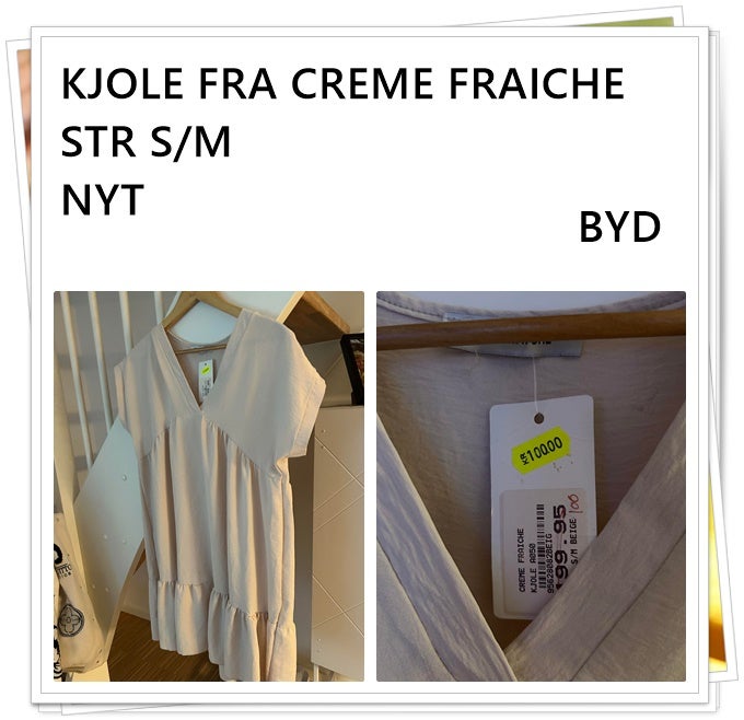 Anden kjole, CREME FRAICHE, str. M