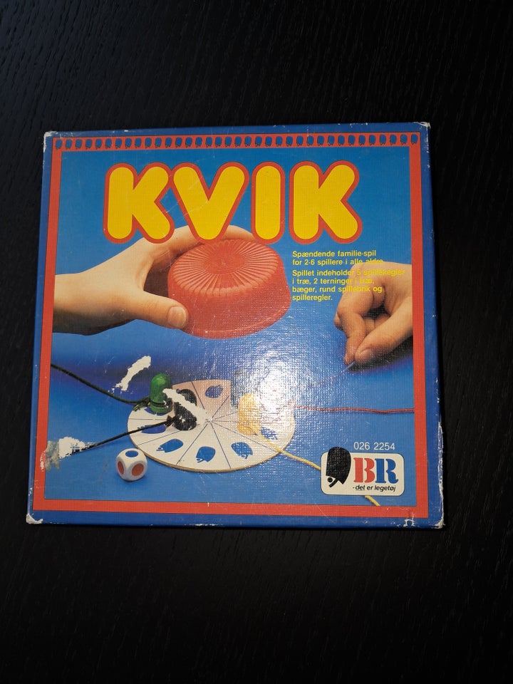 Kvik, Børnespil, brætspil