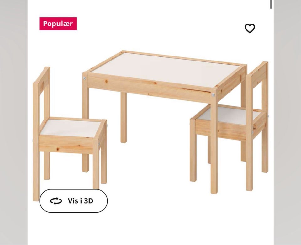 Bord/stolesæt Ikea