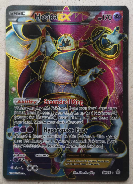 Samlekort, Pokemon Hoopa EX 89/98