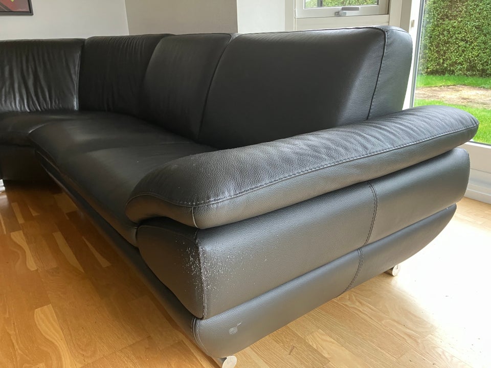 Hjørnesofa, læder, Læderland