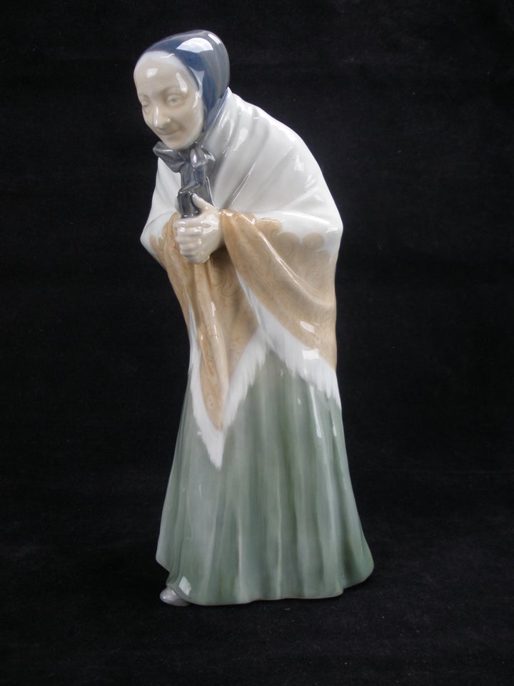 Ældre kvinde Kirkegængerske Figur