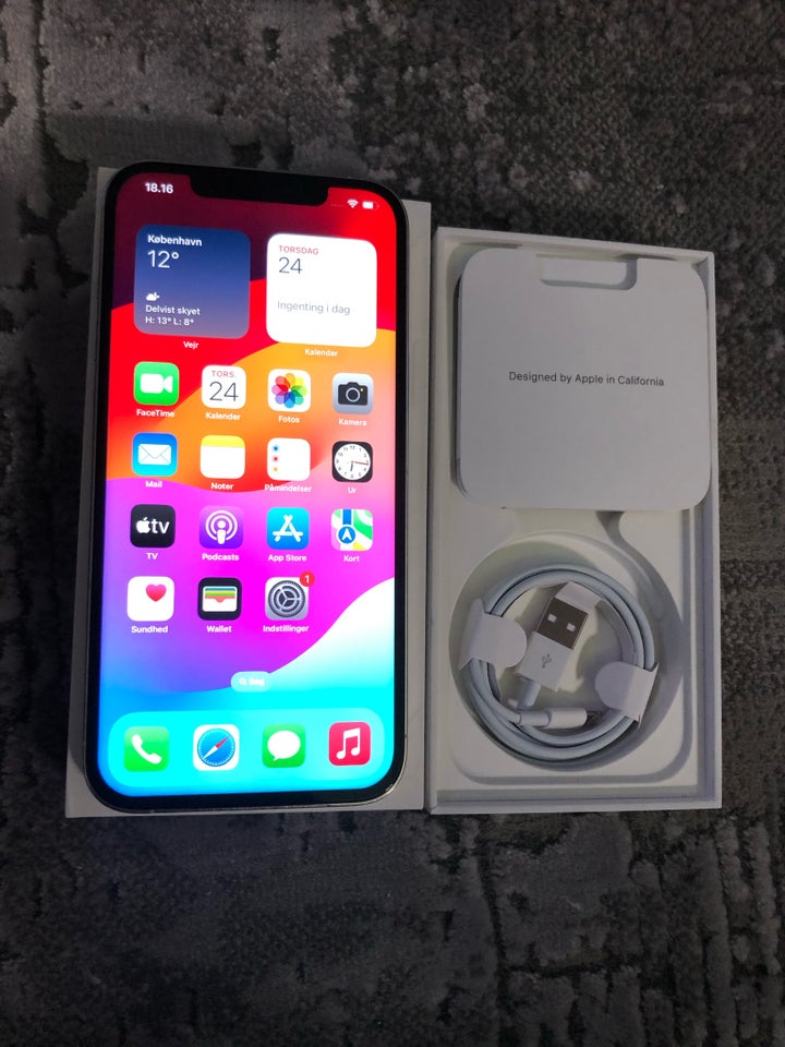 iPhone 12 Pro Max, 256 GB, hvid