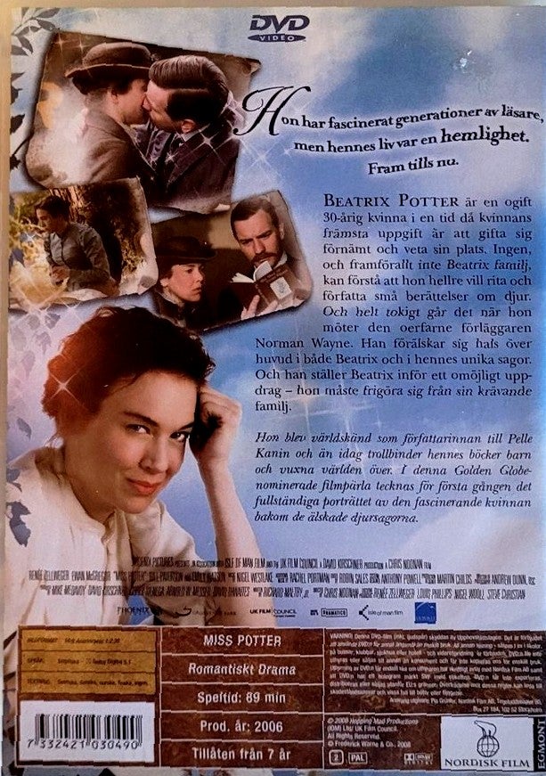 Miss Potter, DVD, andet