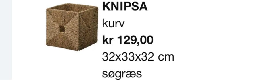 Kurv, Ikea