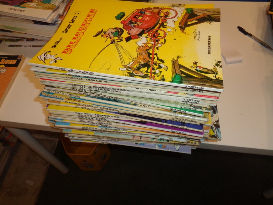 Lucky Luke samling 1-55 komplet,