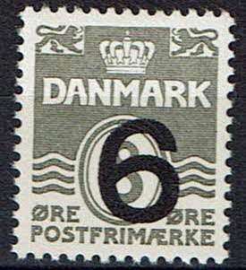 Danmark, ustemplet, stålstik