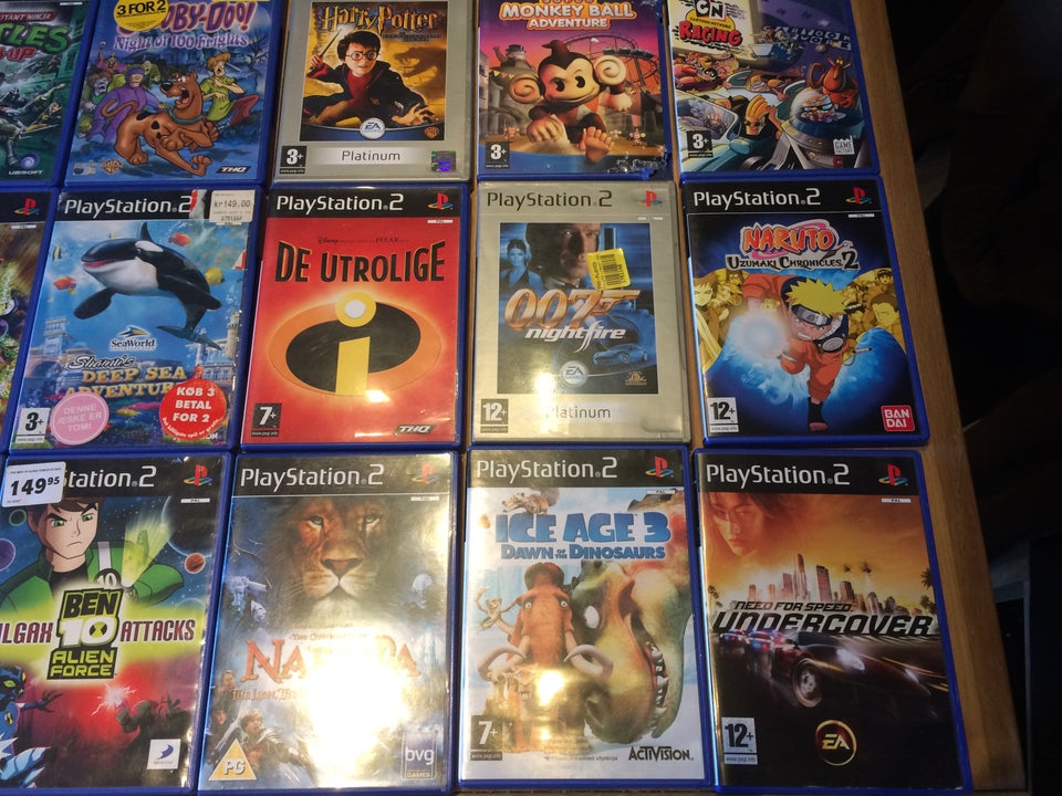 Diverse spil, PS2