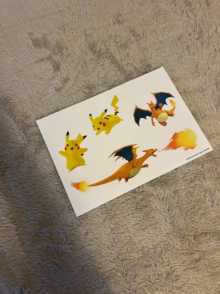 Samlekort, Pokemon klistermærker