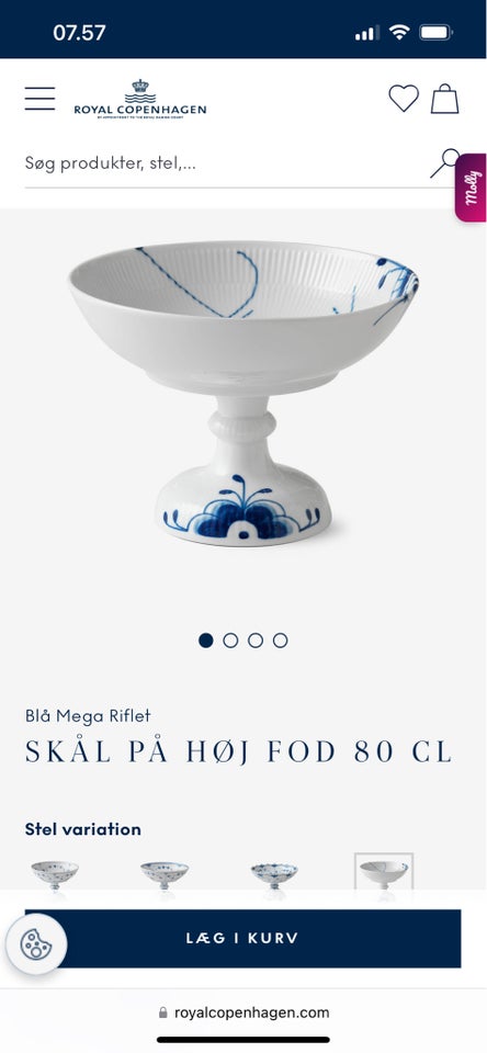 Porcelæn, Skål, Royal Copenhagen