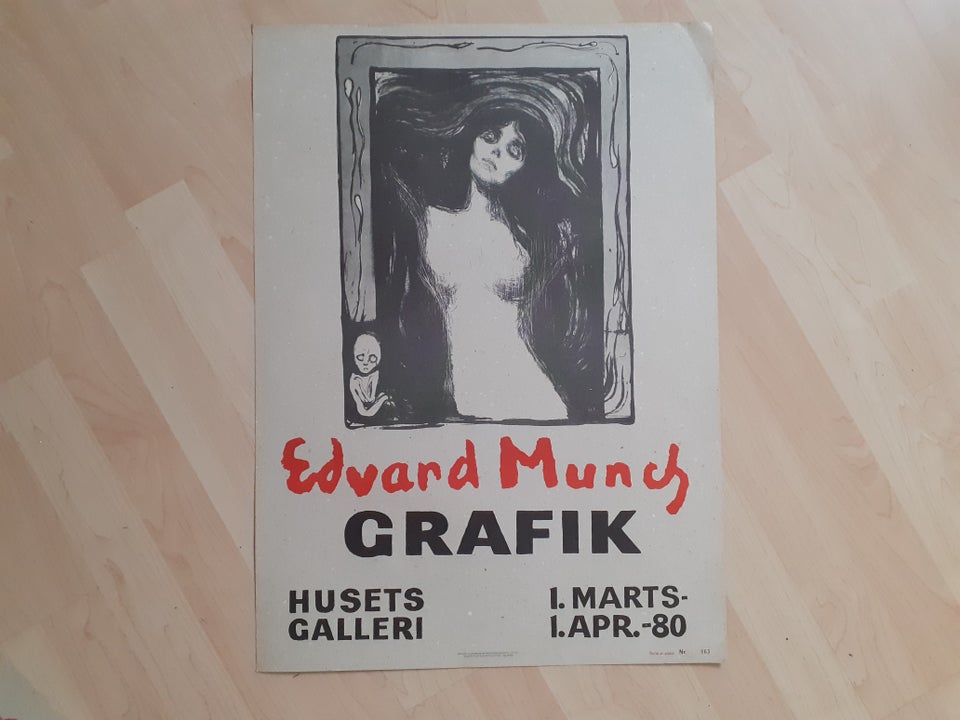 Nummeret plakat, Edvard Munch,