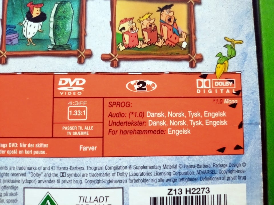 Flintstone, DVD, tegnefilm