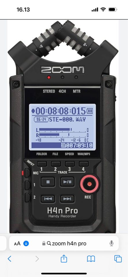 MP3 recorder, Andet, H4n Pro