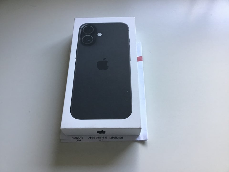 iPhone 15, 128 GB, sort