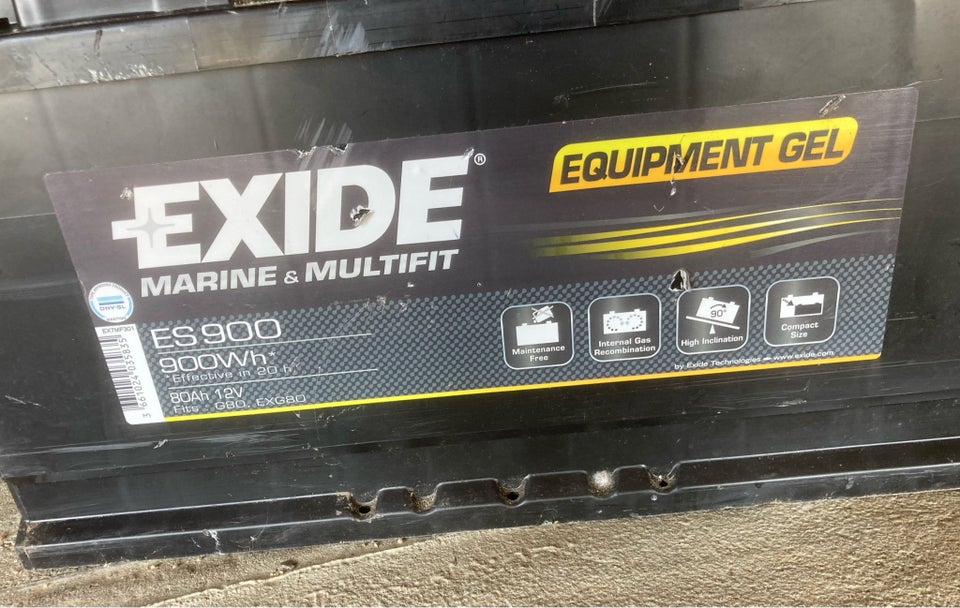 Exide Marine og Multifit ES