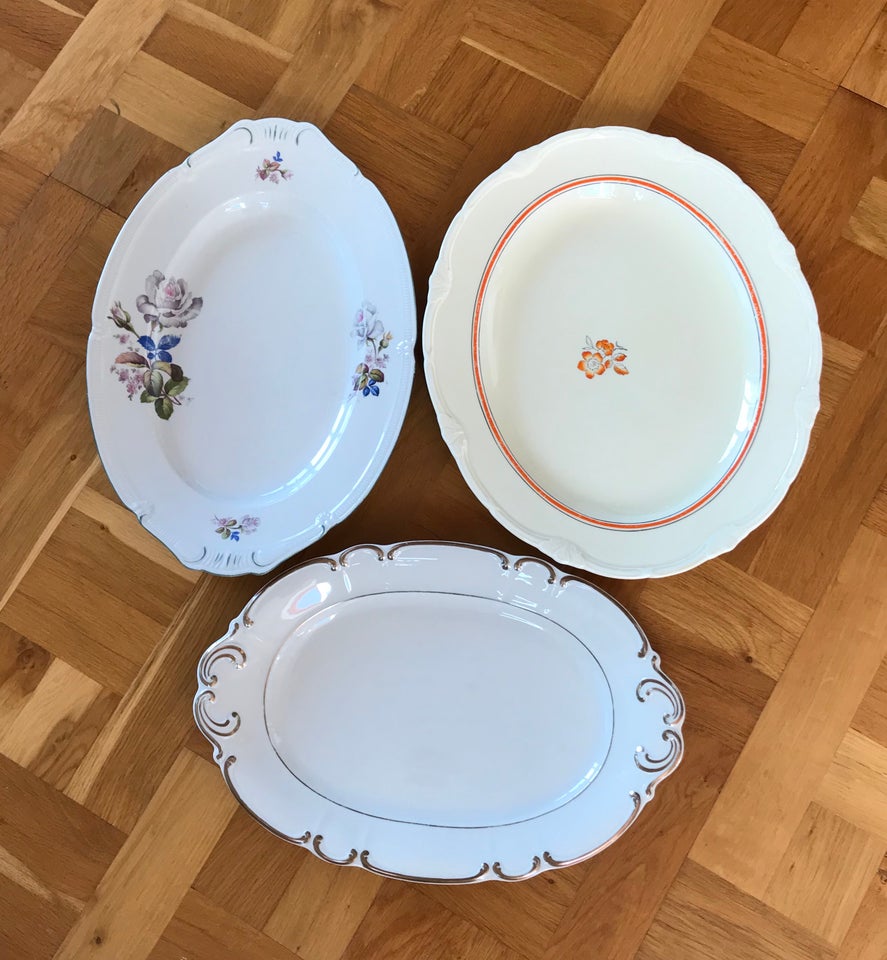 Porcelæn Fajancefad /