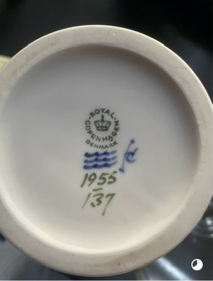 Gulvvase Porcelæn  1955 år gl