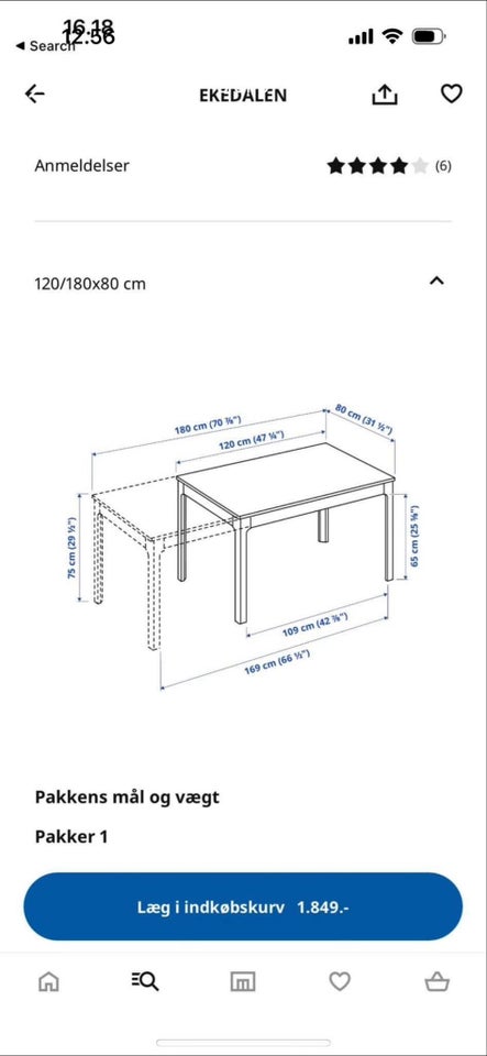 Andre borde, IKEA