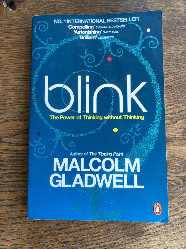 Blink, Malcolm Gladwell , emne: