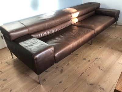 Anden arkitekt Lædersofa - 3 pers