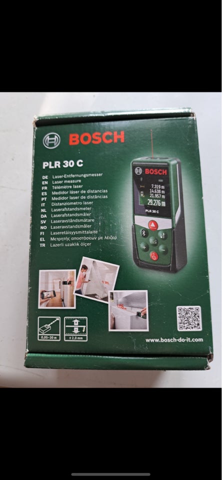 Afstandsmåler m. Bluetooth , Bosch