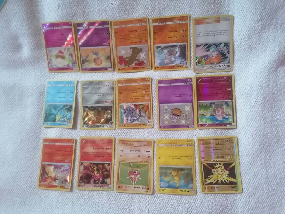 Samlekort, 15 Pokemon kort -