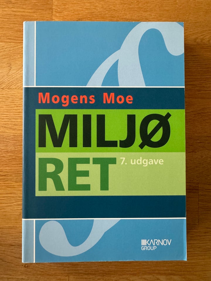 Miljøret, Mogens Moe, emne: jura