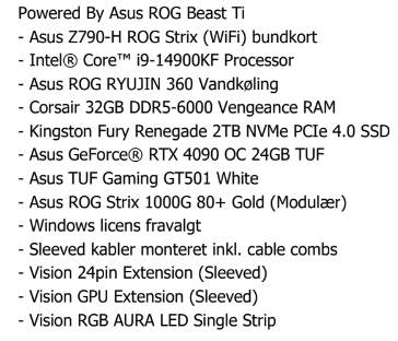 Asus, ROG Beast Ti, 3.2 Ghz