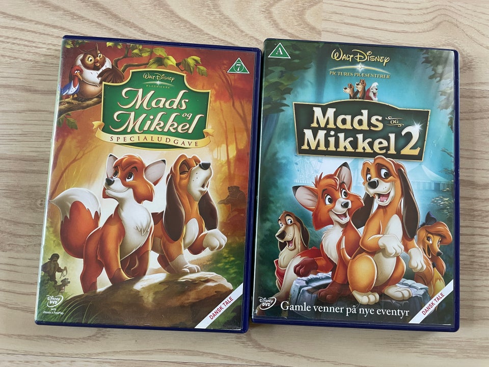 Mads og Mikkel 1+2, DVD,