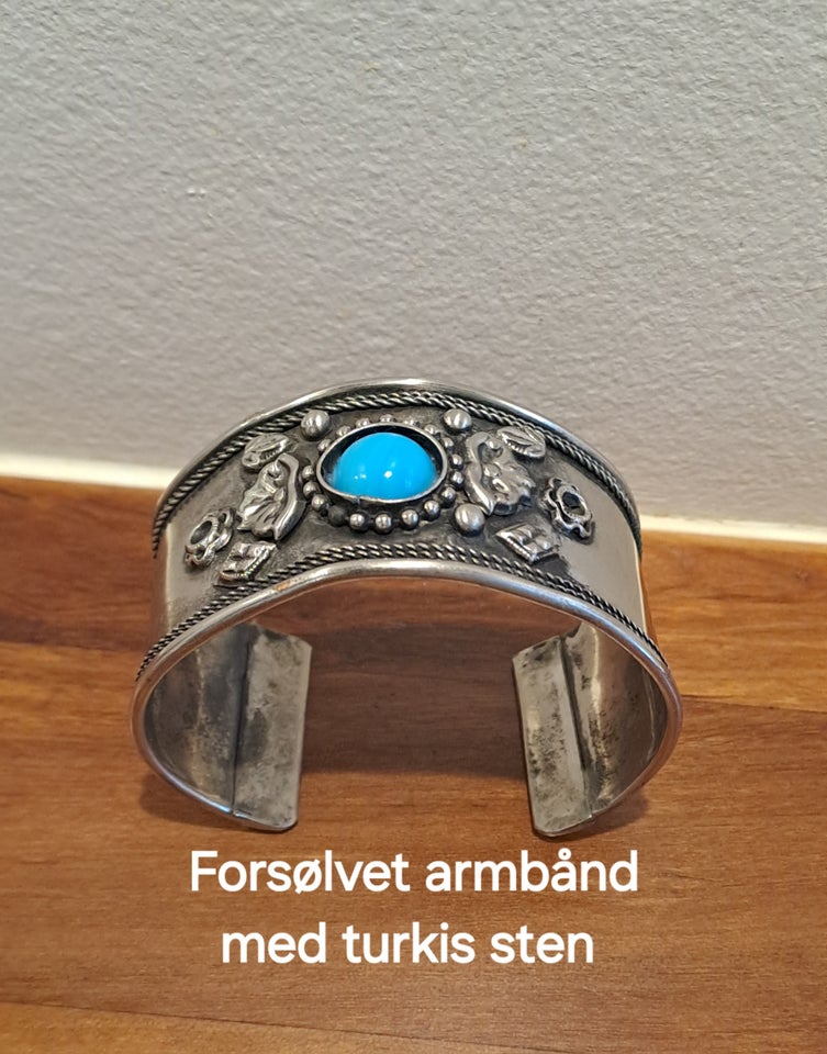 Armbånd, forsølvet