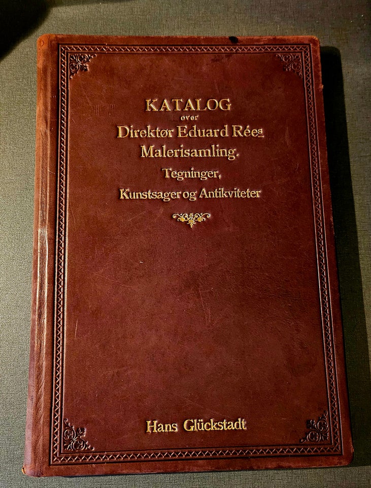 KATALOG over direktør Eduard rees