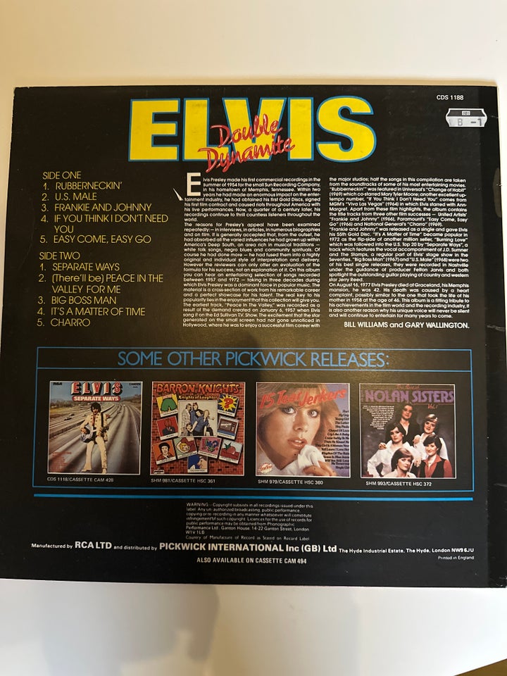 LP, Elvis Presley, Flere