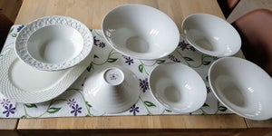 Porcelæn Fade og skålesæt