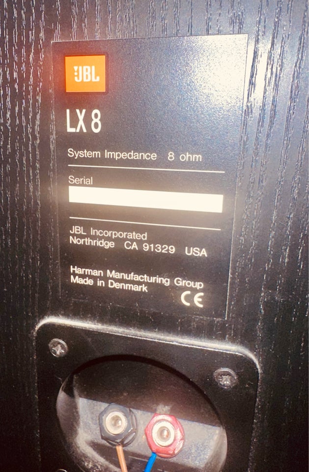 Højttaler, JBL, LX8