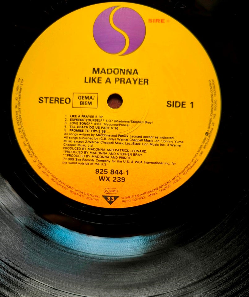 LP, Madonna