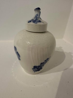 Porcelæn Blå blomst svejfet