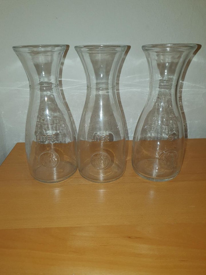 Glas 3 styk vinkaraffel