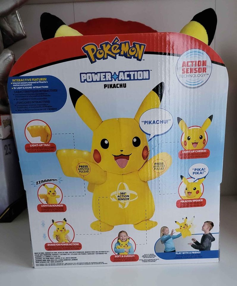 Pokemon Power Action Pikachu bamse