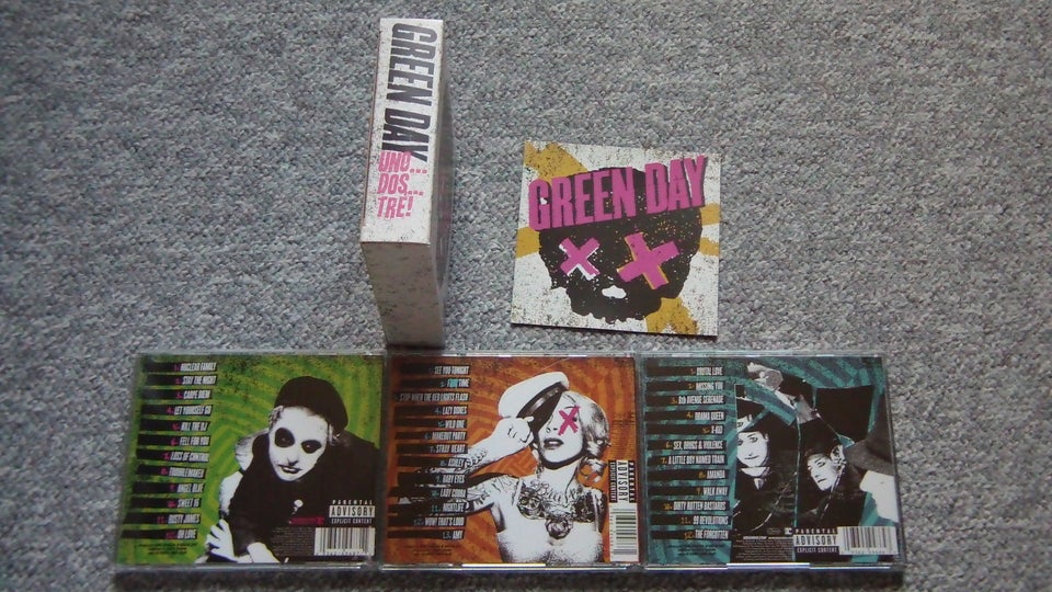 Green Day: CD box, punk