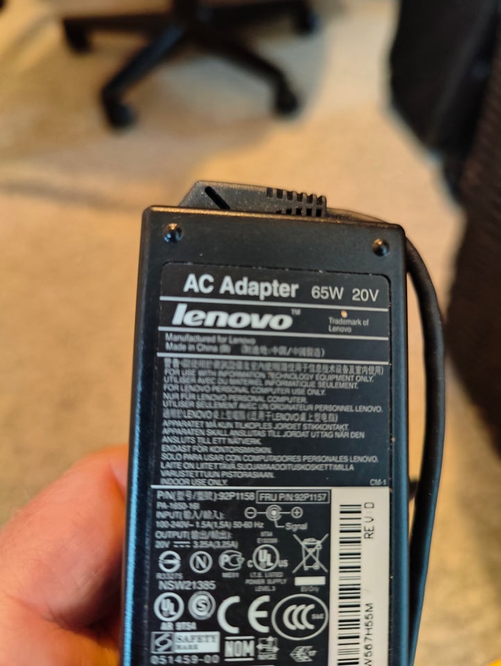 Oplader, Lenovo