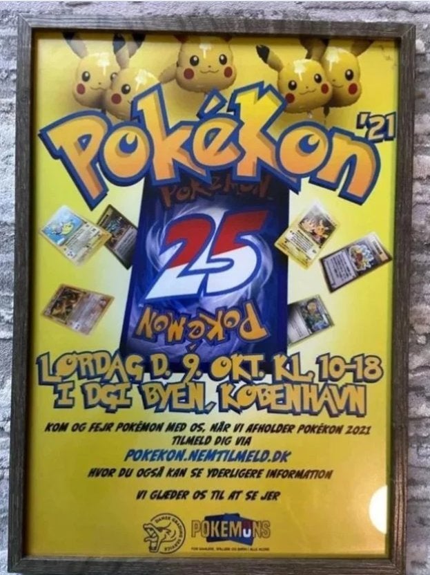 Billeder, PLAKAT I GLAS POKEKON