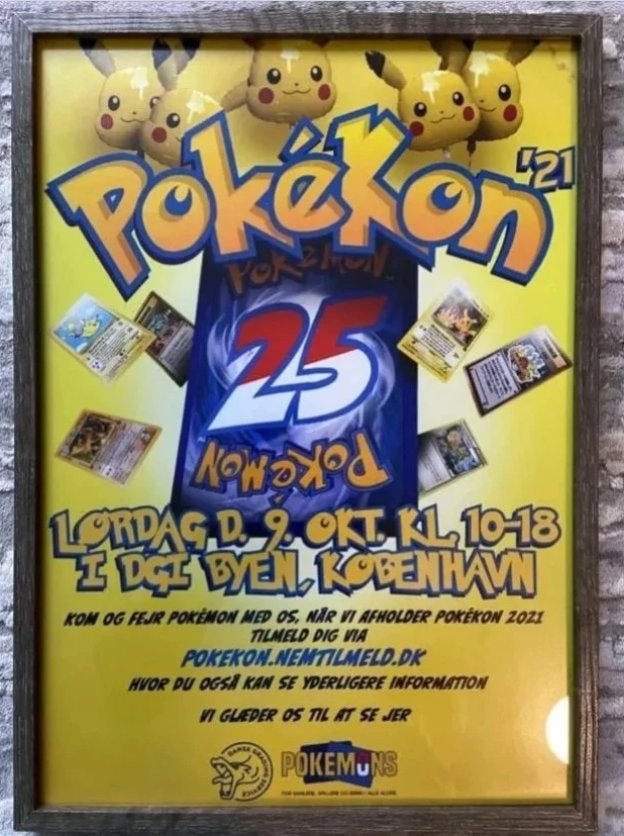 Billeder, PLAKAT I GLAS POKEKON