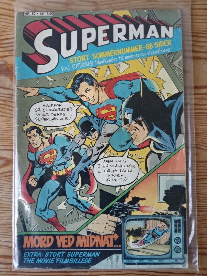 Superman (1978-86), Tegneserie