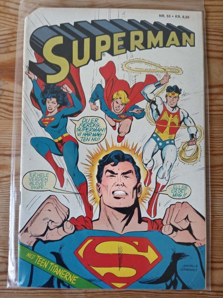 Superman (1978-86), Tegneserie