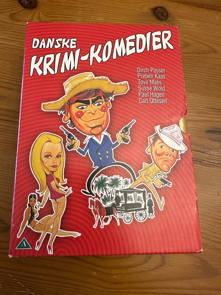 Danske krimi-komedier DVD krimi