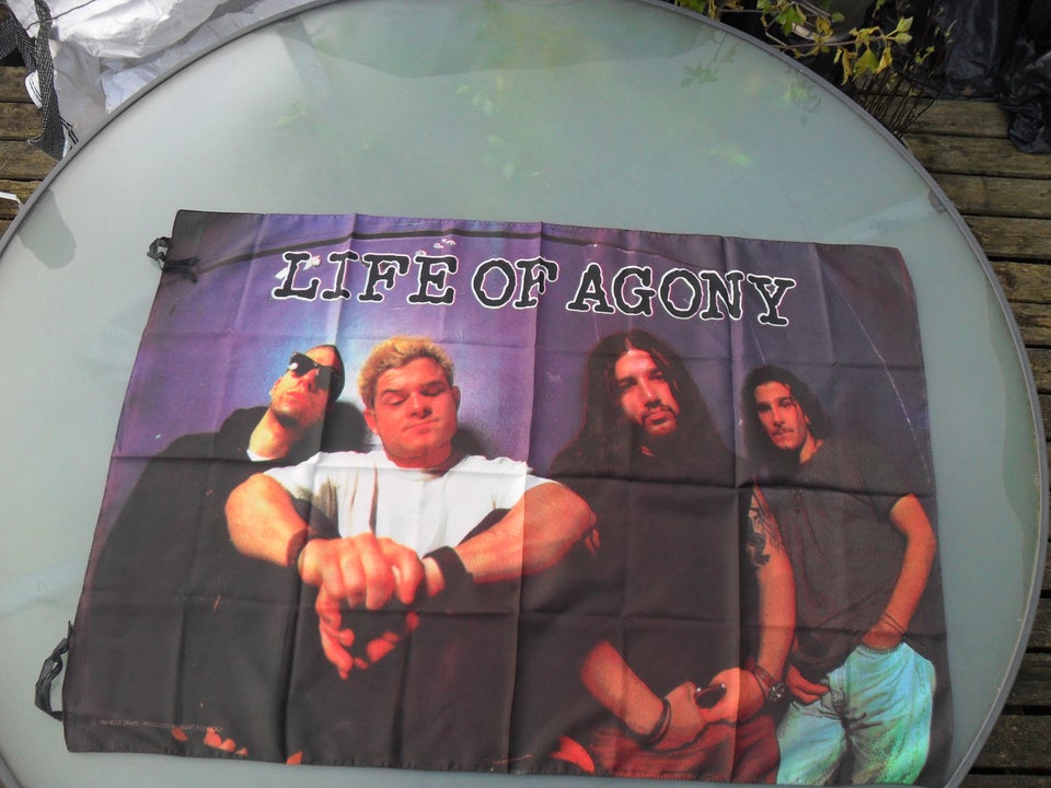 LIFE OF AGONY MUSIK BANNER I STOF